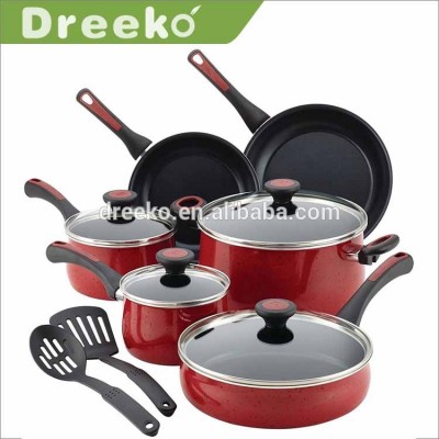 12 Piece Masterclass premium Aluminum non-stick cookware set